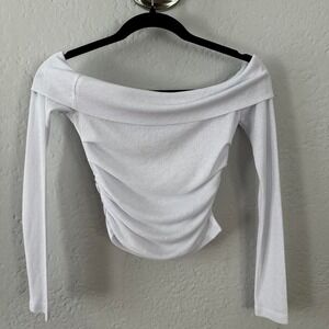 XXS REVOLVE All The Ways White Off the Shoulder Top